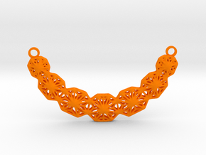 a necklace in Orange Smooth Versatile Plastic