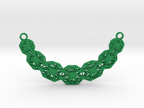 a necklace in Green Smooth Versatile Plastic