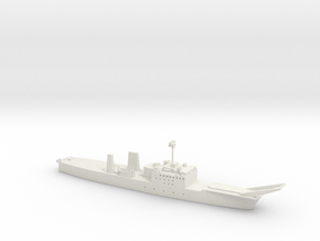 1/1250 Scale USS Newport LST-1179 in White Natural Versatile Plastic