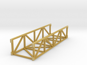 'HO Scale' - 20' Conveyor Bridge in Tan Fine Detail Plastic