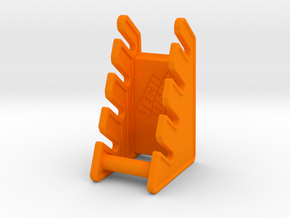 TechDeck Skateboard Rack Stand in Orange Smooth Versatile Plastic