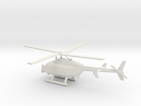 1/96 Scale MQ-8C Fire Scout in White Natural Versatile Plastic