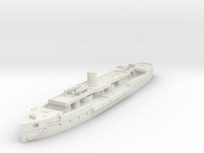 1/700 HMS Monarch (1866) no masts in White Natural Versatile Plastic