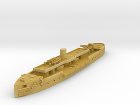 1/700 HMS Monarch (1866) no masts in Tan Fine Detail Plastic