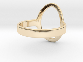 Top Oval Ring All sizes, Multisize in 14K Yellow Gold: 6 / 51.5