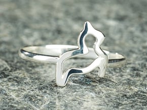 Swedish Dala Horse Ring Jewelry in Polished Silver: 7 / 54