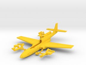 017A PZL TS-11 Iskra 1/144 in Yellow Smooth Versatile Plastic