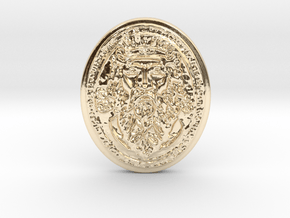 "Zeus: The Sovereign of Olympus" in 14K Yellow Gold