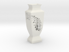 Vase 44 in White Natural Versatile Plastic
