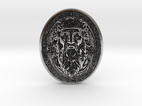 "Zeus: The Sovereign of Olympus" Med. in Antique Silver