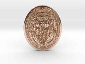 "Zeus: The Sovereign of Olympus" Med. in 9K Rose Gold 