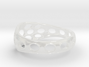 Oval Pattern ring All Sizes, Multisize in Clear Ultra Fine Detail Plastic: 5.5 / 50.25