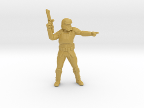 SW Shoretrooper Command miniature model games rpg in Tan Fine Detail Plastic