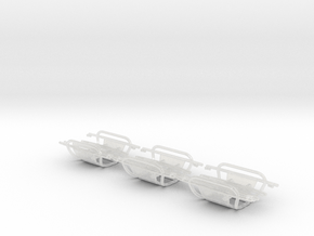 Set of 6 - HotWheels Porsche Safari Bash Guards in Clear Ultra Fine Detail Plastic