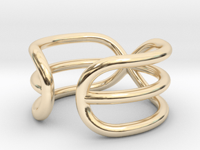 Open ring All sizes, Multisize in 14k Gold Plated Brass: 5 / 49
