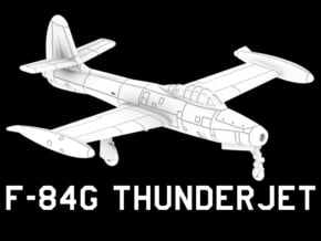 F-84G Thunderjet in White Natural Versatile Plastic: 1:220 - Z