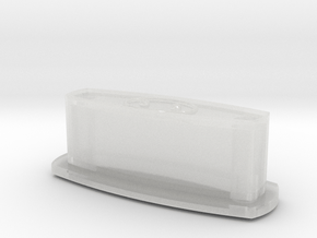 Enterprise D - Deflector Emitter with spacer in Clear Ultra Fine Detail Plastic