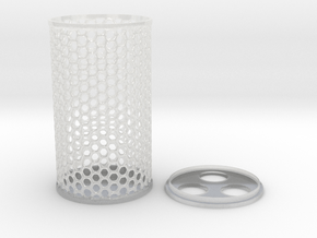 Beehive Toothbursh Holder in Clear Ultra Fine Detail Plastic