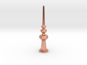 Miniature Lovely Luxurious Vertical Ornament in Natural Copper