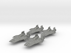 4x RZ-2 Resistance A-wing "Real Size" 1/270 in Gray PA12