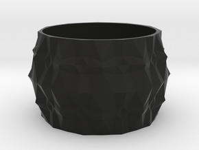 A Bracelet in Black Smooth Versatile Plastic