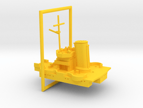 1/700 USS Salt Lake City (1945) RearSuperstructure in Yellow Smooth Versatile Plastic