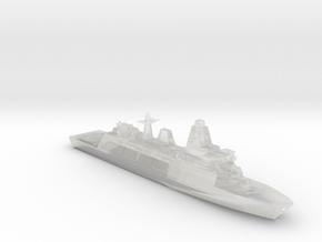 British Inspiration class Type 31 frigate 1:1200 in Clear Ultra Fine Detail Plastic