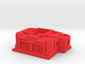 TF TR Fortress Single Matrix Holder in Red Smooth Versatile Plastic
