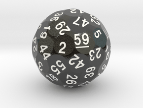 d59 Optimal Packing Sphere Dice in Smooth Full Color Nylon 12 (MJF)