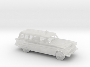 1/160 1953 Ford Crestline Fire Chief Station Wagon in Clear Ultra Fine Detail Plastic