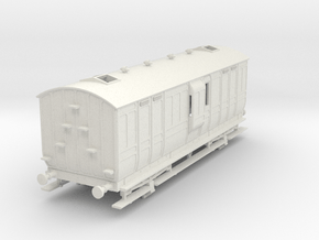 o-76-met-railway-passenger-brake-van in White Natural Versatile Plastic