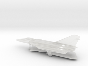 Dassault Super Mirage 4000 in Clear Ultra Fine Detail Plastic: 6mm