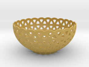 bowl in Tan Fine Detail Plastic