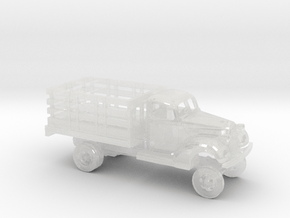 1/160 1939-41 Ford One and a Half Ton StakeBed Kit in Clear Ultra Fine Detail Plastic