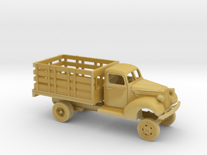1/160 1939-41 Ford One and a Half Ton StakeBed Kit in Tan Fine Detail Plastic