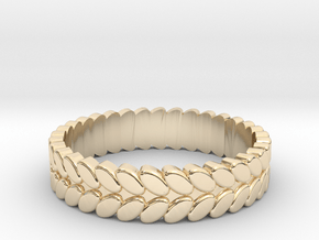 Laureate Band All Sizes, Multisize in 14k Gold Plated Brass: 5 / 49