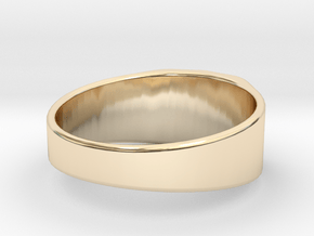 Signet ring All Sizes, Multisize in 14k Gold Plated Brass: 11.5 / 65.25