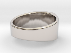 Signet ring All Sizes, Multisize in Rhodium Plated Brass: 5 / 49