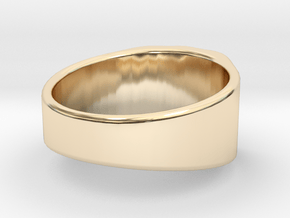 Signet ring All Sizes, Multisize in 14k Gold Plated Brass: 5 / 49