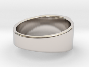 Signet ring All Sizes, Multisize in Rhodium Plated Brass: 5.5 / 50.25