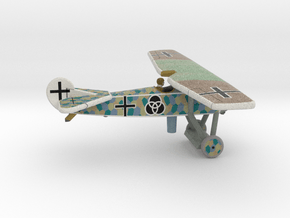 Friedrich Altemeier Fokker E.V (full color) in Matte High Definition Full Color