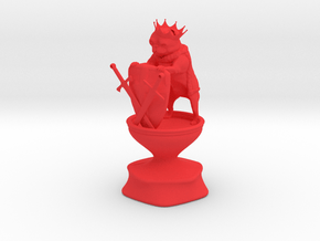 Dogs of War - Pug, King of Personality in Red Smooth Versatile Plastic
