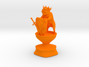 Dogs of War - Pug, King of Personality in Orange Smooth Versatile Plastic