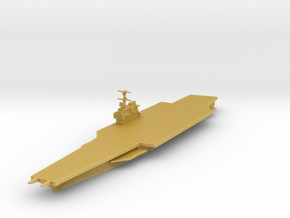 USS Forrestal CV-59 in Tan Fine Detail Plastic: 1:1200