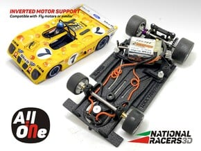 Chassis for Sloter Lola T290 (S_Aw-AiO) in Black PA12