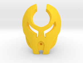 Noble Valumi, Mask of Clairvoyance in Yellow Smooth Versatile Plastic
