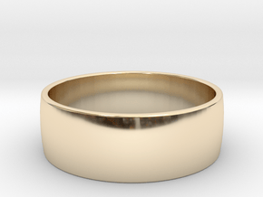 Classic ring w 8mm All sizes, Multisize in 9K Yellow Gold : 12 / 66.5