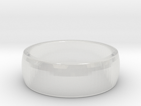 Classic ring 6mm All sizes, Multisize in Clear Ultra Fine Detail Plastic: 5 / 49