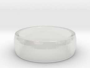 Classic ring 6mm All sizes, Multisize in Clear Ultra Fine Detail Plastic: 5.5 / 50.25