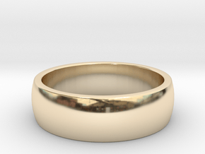 Classic ring 6mm All sizes, Multisize in 14K Yellow Gold: 7.5 / 55.5